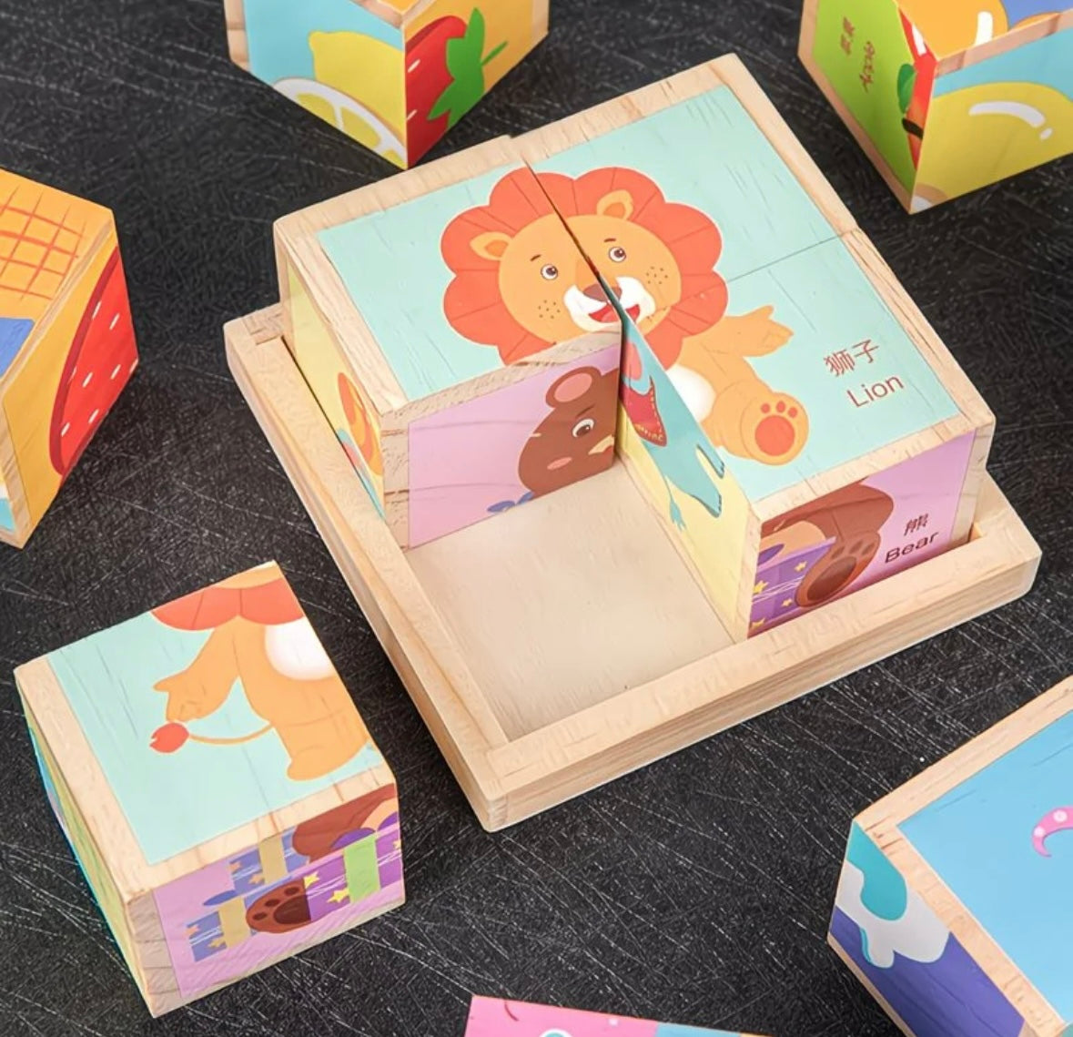 Wooden 6in1 Puzzle