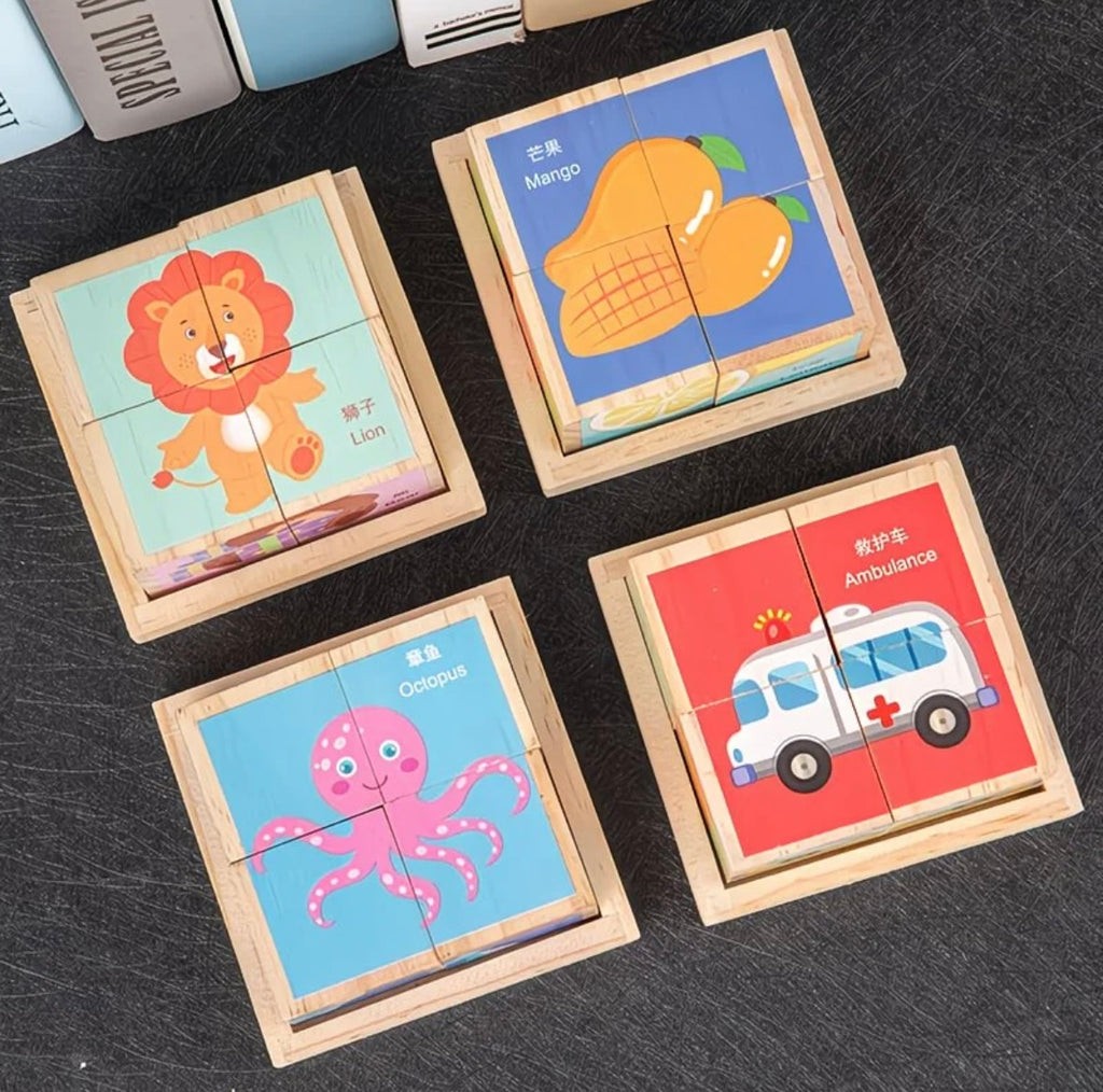 Wooden 6in1 Puzzle