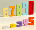 Wooden Number Playset