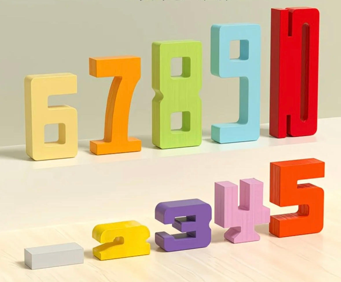 Wooden Number Playset