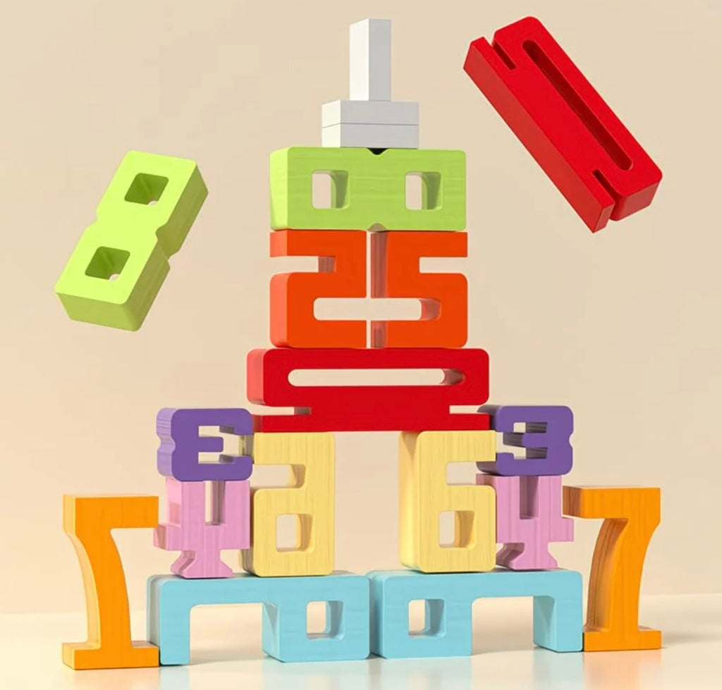 Wooden Number Playset