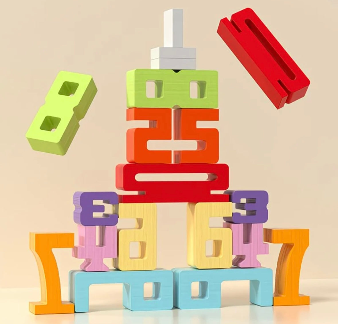 Wooden Number Playset