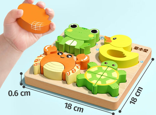 3D Four-in-One Puzzle