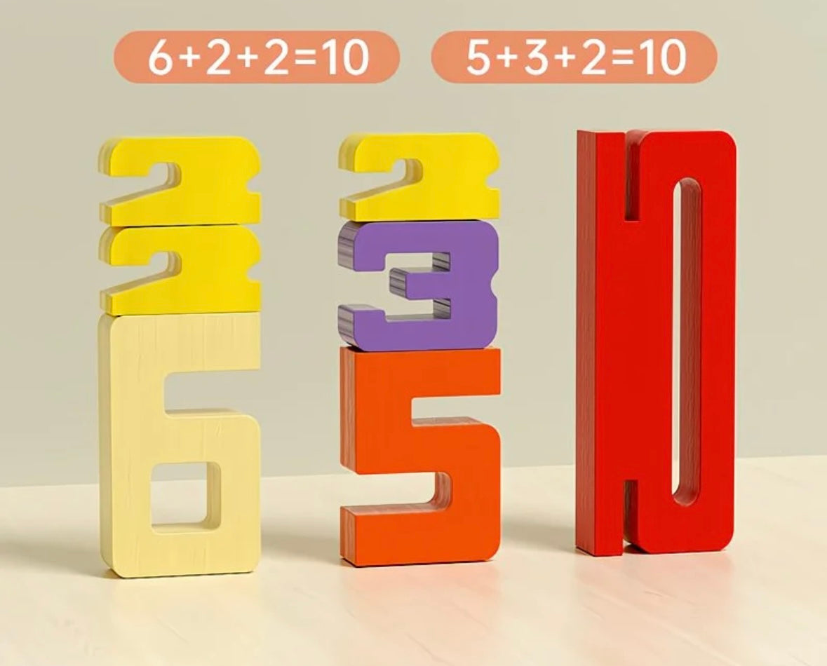 Wooden Number Playset