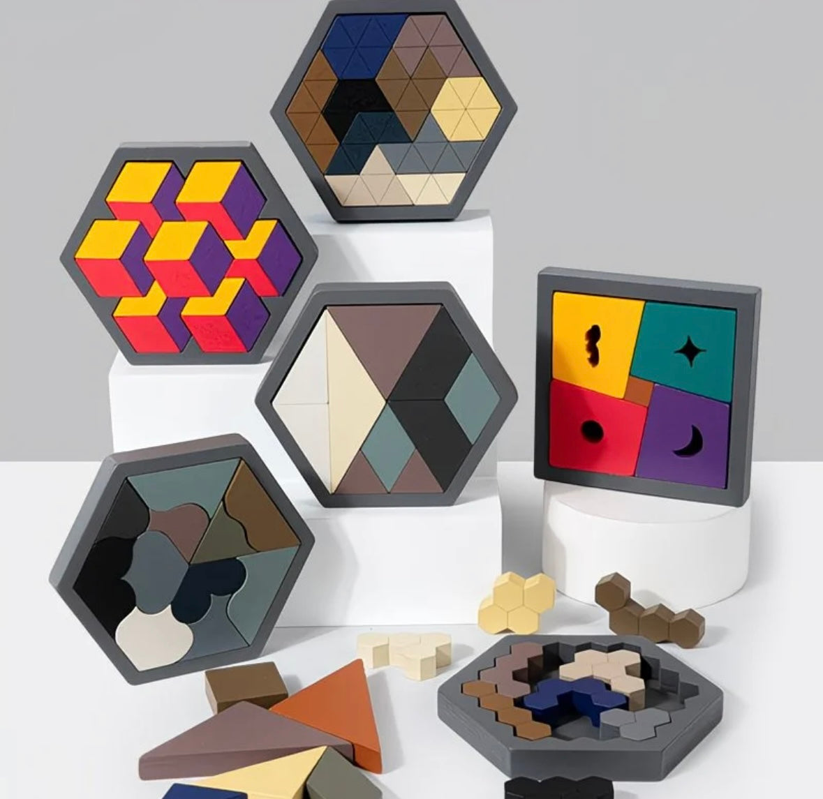 Mozaic Pattern wood Puzzle