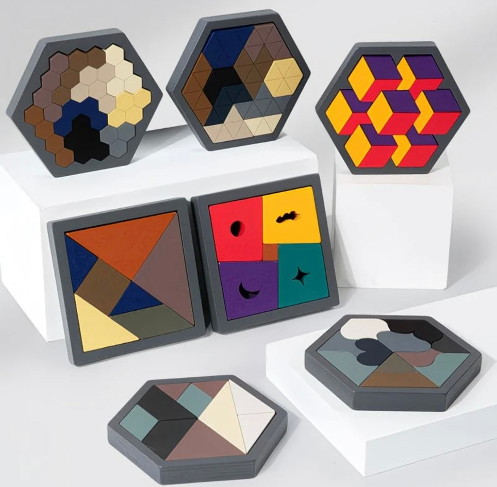 Mozaic Pattern wood Puzzle