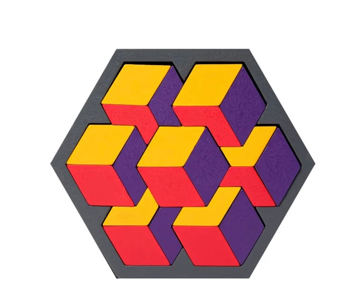 Mozaic Pattern wood Puzzle